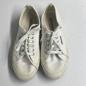 Women’s Superga White Sneakers Size 41